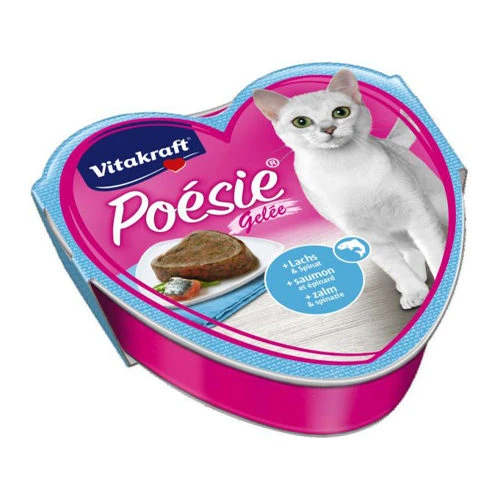 Vitakraft Poésie Zalm & Spinazie In Gelei - Afbeelding 3