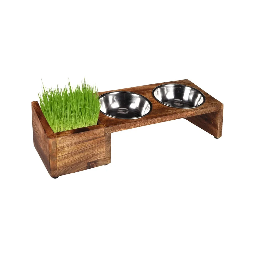 Flamingo Eet- En Drinkpot Duo Dinner Staander Lela Rechthoek - Afbeelding 2