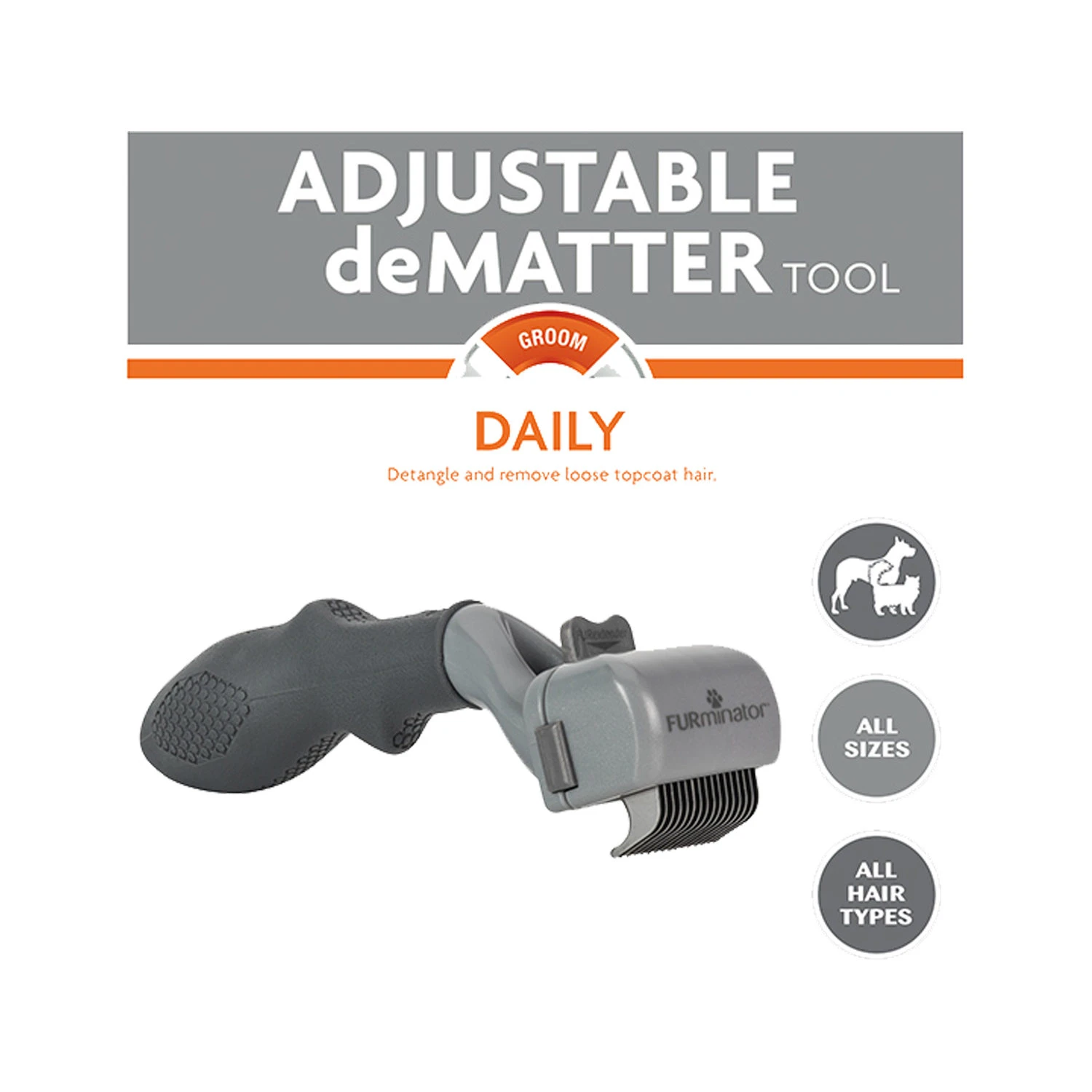 Furminator Adjustable Dematter Tool - Afbeelding 2