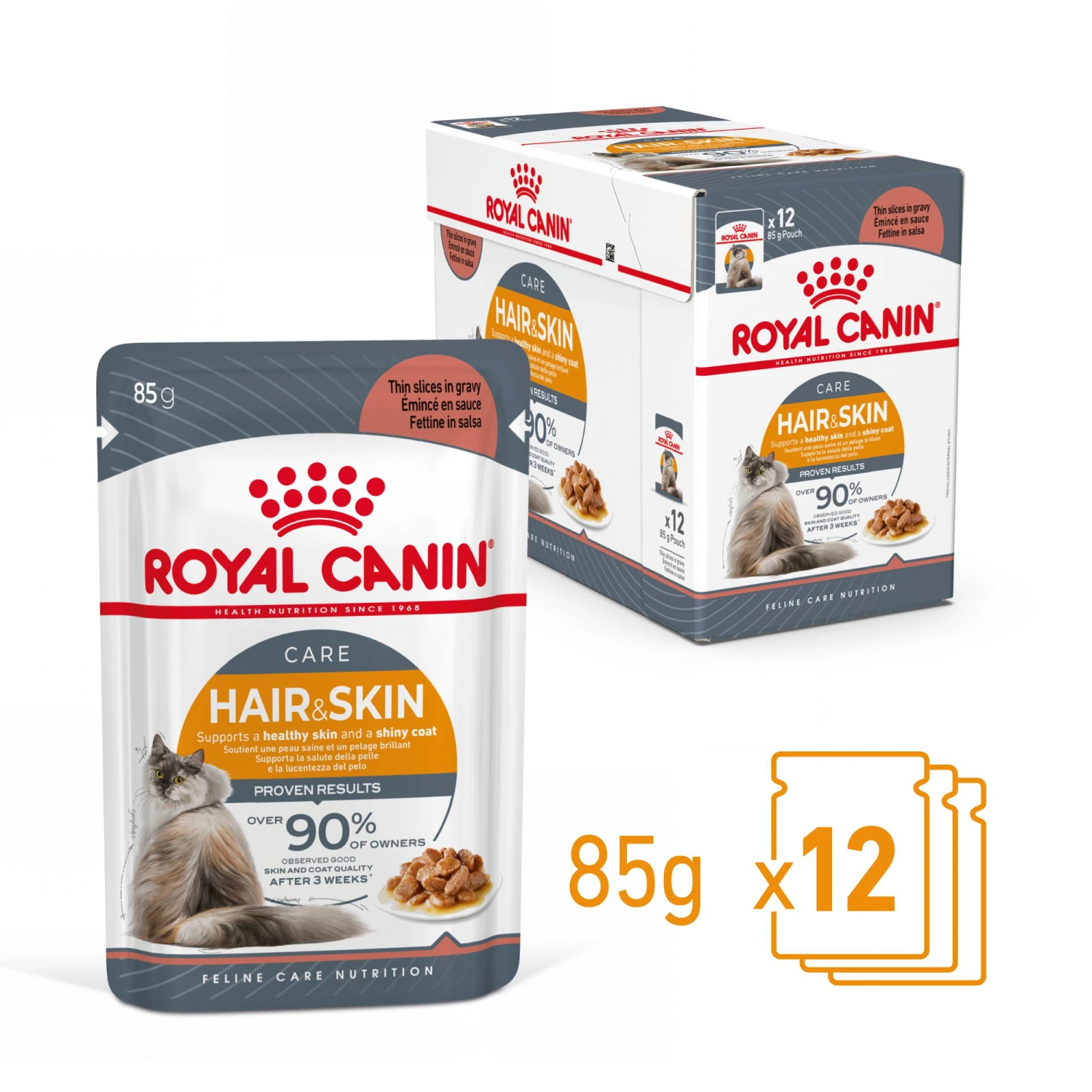 Royal Canin Hair & Skin In Gravy - Kattenvoer - Afbeelding 5