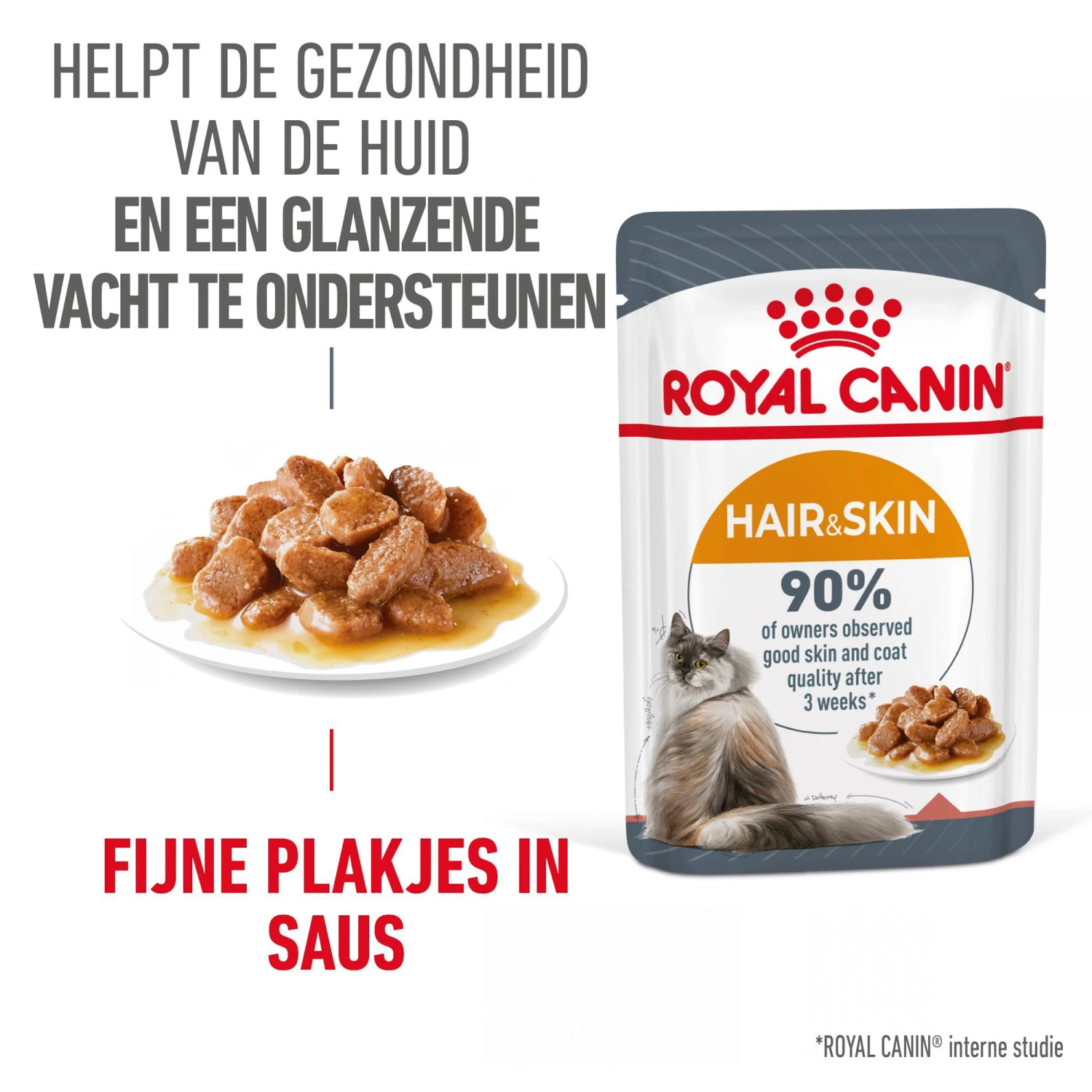 Royal Canin Hair & Skin In Gravy - Kattenvoer - Afbeelding 2