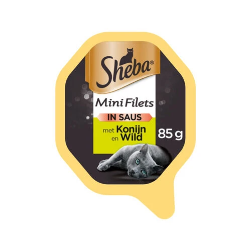 Sheba Mini Filets In Saus - Wild & Konijn - Afbeelding 2